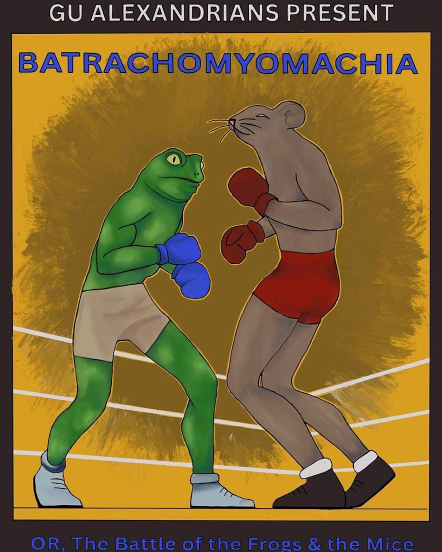 Batrachomyomachia poster